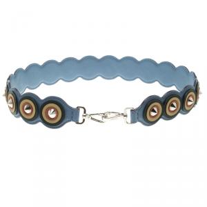Pre Owned Fendi Multicolor Leather Studded Strap