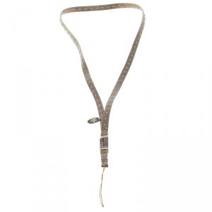 Fendi Bronze Leather Selleria Phone Strap