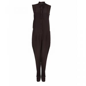 Fendi Brown Sleeveless Jumpsuit M