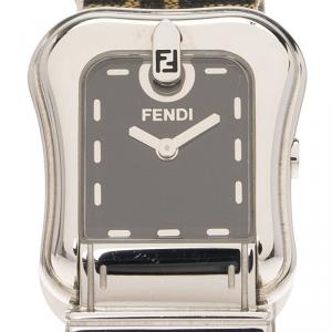 Fendi Brown Stainless Steel B. Fendi Women's Wristwatch 23MM