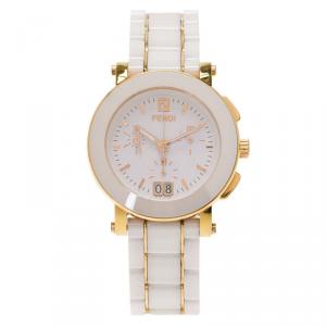 Fendi White Ceramic F642140 Women's Wristwatch 38MM