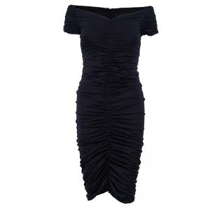 Giambattista Valli Off Shoulder Ruched Dress S