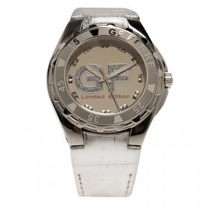 Gianfranco Ferre Silver-Plated Stainless Steel 9040J Limited Edition Women's Wristwatch 44MM