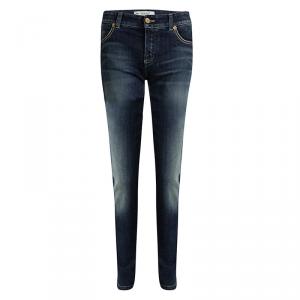 Giorgio Armani Indigo Denim Faded Effect Straight Fit Jeans M