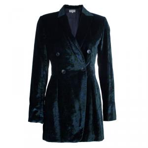 Armani Vintage Velvet Tricolor Blazer M