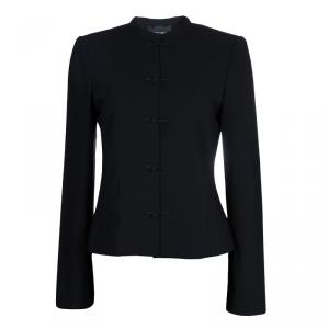 Giorgio Armani Black Mandarin Jacket M