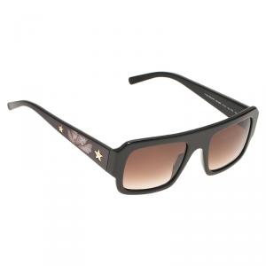 Givenchy Brown SGV686 Rectangle Sunglasses