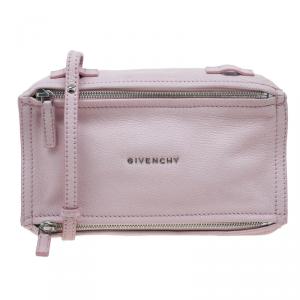 Givenchy Pink Leather Mini Pandora Pouch