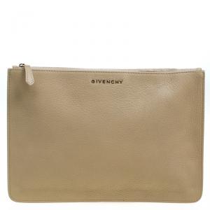 Givenchy Beige Leather Pouch