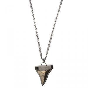Givenchy Shark Tooth Gold and Silver Tone Necklace