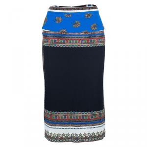 Givenchy Multicolored Scarf Print Skirt M