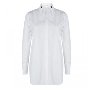 Givenchy White Cotton Button Front Long Sleeve Oversized Shirt S