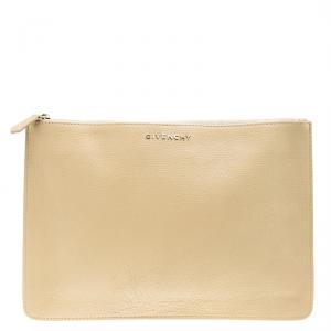 Givenchy Beige Leather Pouch