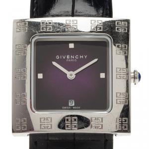 Givenchy Brown Stainless Steel Apsaras Women's Wristwatch 34MM