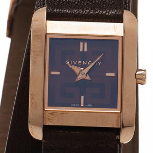 Givenchy Brown Stainless Steel 5200L Women's Wristwatch 22MM