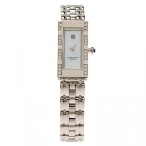 Givenchy Mother of Pearl Stainless Steel Apsaras Women's Wristwatch 15MM