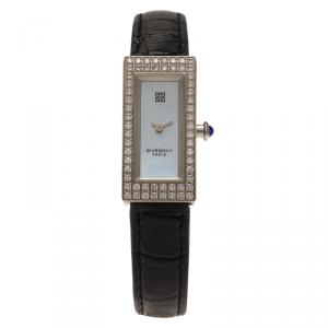 Givenchy Mother of Pearl Stainless Steel Diamond Apsaras Women's Wristwatch 15MM