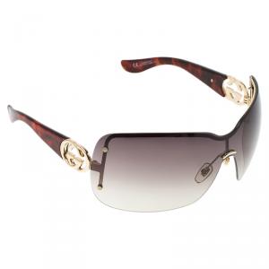 مملوكة مسبقًا Gucci Tortoise Frame GG 2797/S Shield Sunglasses