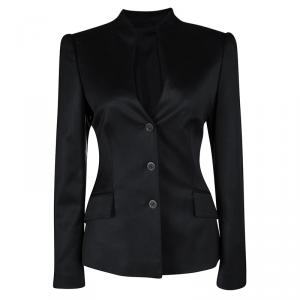 Gucci Black Wool Tailored Blazer M