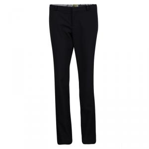 Gucci Black Wool Tailored Formal Trousers M