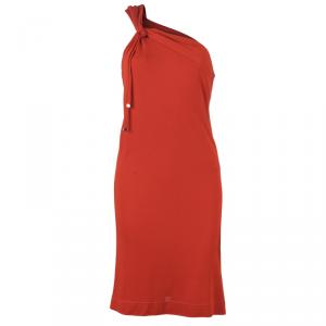 Pre Owned Gucci Red Stretch Dress M