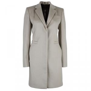 Pre Owned Gucci Beige Wool Long Coat M