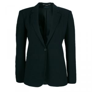 Pre Owned Gucci Black Wool Tailored Blazer M
