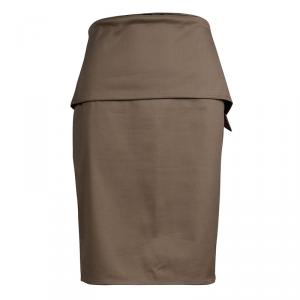 Gucci Beige Peplum Skirt M