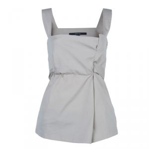 Pre Owned Gucci Beige Sleeveless Top M