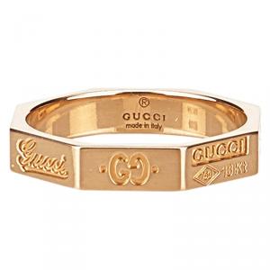 Gucci Icon Rose Gold Ring Size 51