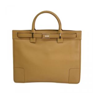 Pre Owned حقيبة غوتشي جلد بيج