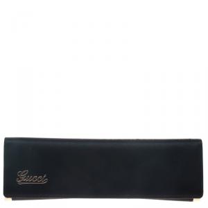 Pre Owned حقيبة كلاتش غوتشي ايفينينغ ساتان سوداء