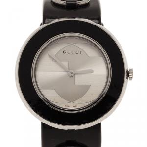 Gucci Silver Stainless Steel U-Play 129.4 Women's Wristwatch 35MM