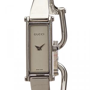 Gucci Silver Stainless Steel 1500L Women's Wristwatch 12MM