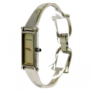 Gucci Silver Stainless Steel 1500L Women's Wristwatch 12MM