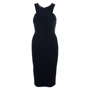 Herve Leger Black Bandage Dress XS