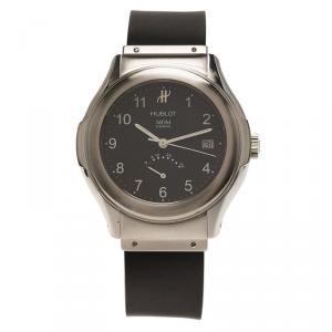 Hublot Black Stainless Steel MDM Power Reserve Women's Wristwatch 38MM