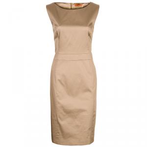 Hugo by Hugo Boss Beige Sleeveless Dress M