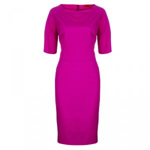 Hugo by Hugo Boss Pink Koletta Wool Dress M