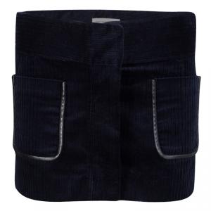 Isabel Marant Etoile Navy Blue Corduroy Mini Skirt M 