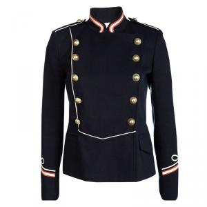 Isabel Marant Etoile Navy Blue Military Milford Jacket S