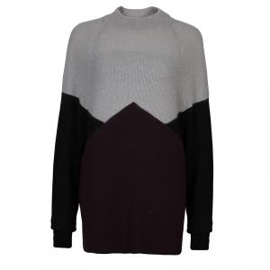 Jason Wu Color Block Knit Sweater L