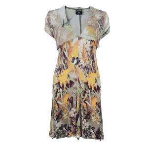 Jean Paul Gaultier Bird Print Silk Dress S