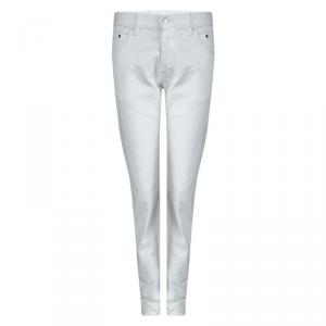 Jil Sander White Denim Boot Cut Jeans M