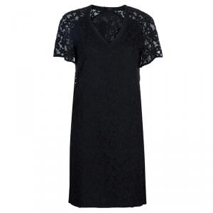 Joseph Black Jinny Embroidered Dress S