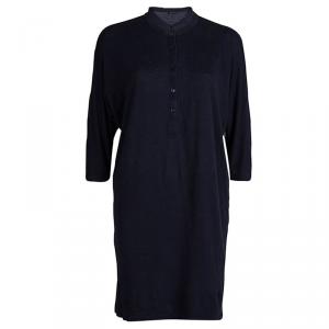 Joseph Navy Blue Linen Jersey Tunic M