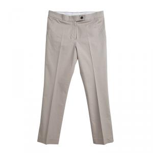 Joseph Beige Cotton Skinny Trousers S