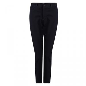 Joseph Dark Blue Stretch Denim Boot Cut Trousers L