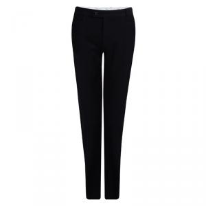Joseph Navy Blue Stretch Denim Boot Cut Trousers M 
