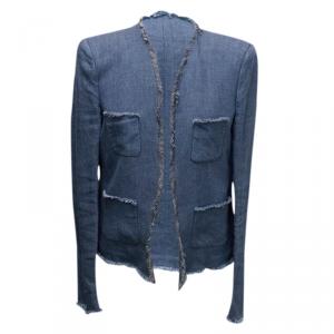 Joseph Blue Pocket Detail Denim Jacket L